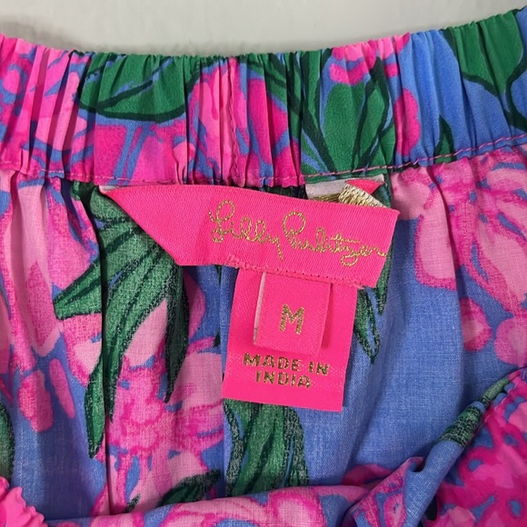 Lilly Pulitzer Shawnlee elbow off shoulder midi dress - Picture 3 of 8